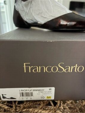 Franco Sarto flats with Ankle Strap